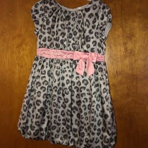 Girls print dress size 5T